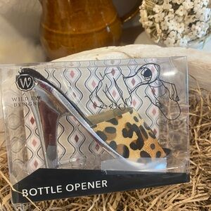 Wild Eye Designs Leopard Shoe High Heel Bottle Opener
